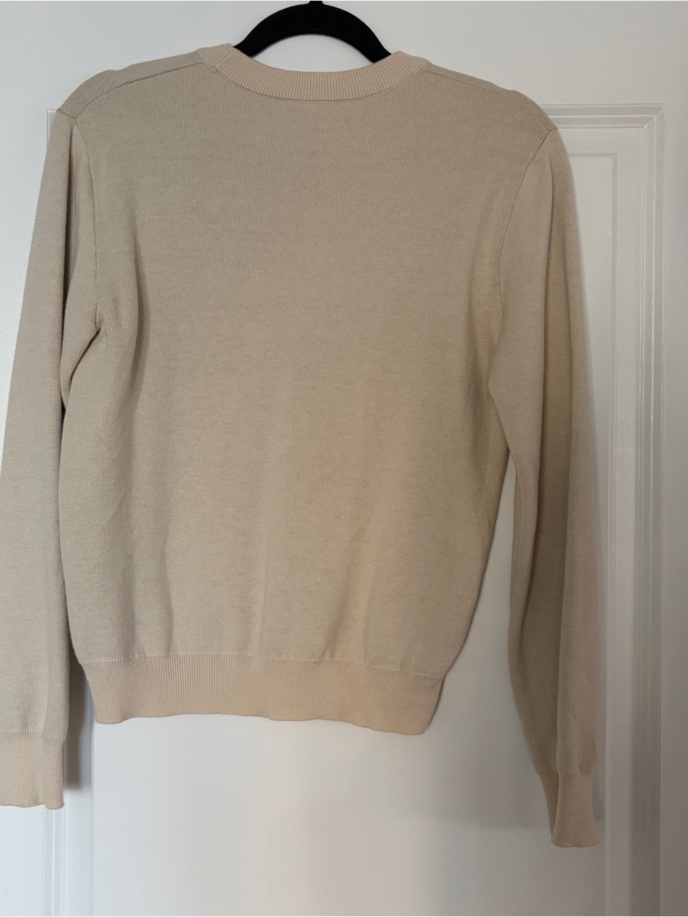 Kenzo Beige Crewneck Sweater with Tonal Tiger Motif - Picture 3 of 3